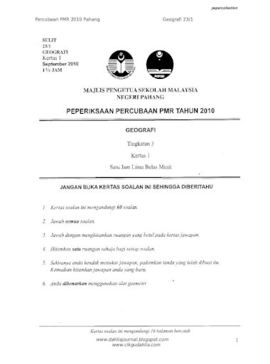 Contoh Jawapan Rumusan Spm 2017  Shah Alam