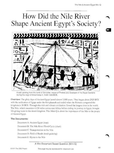 life in ancient egypt essay