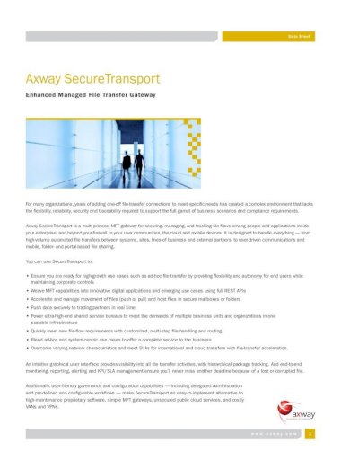 axway secure transport training