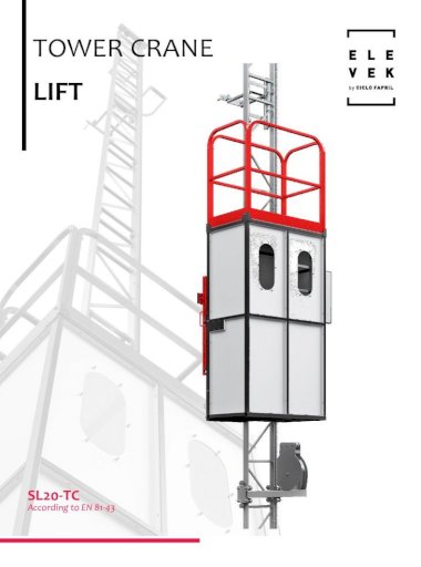 how much can a tower crane lift
