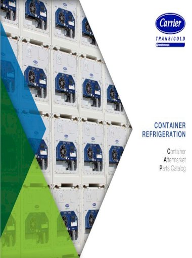 Consumables Catalog Container Dms Catalog Container Genuine Container Consumable Parts To Support Carrier Transicold Systems And