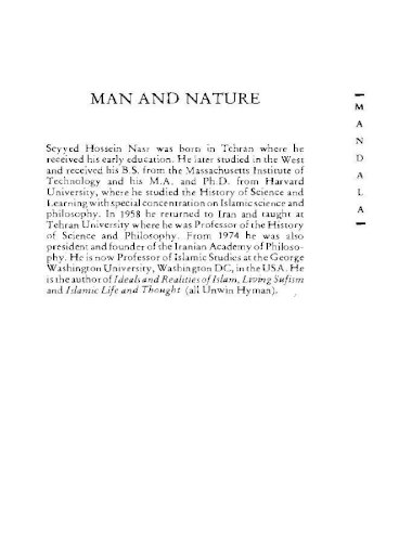 shilling Klemme teater Seyyed Hossein Nasr - Man-and-Nature-the-Spiritual-Crisis-of-Modern-Man.pdf