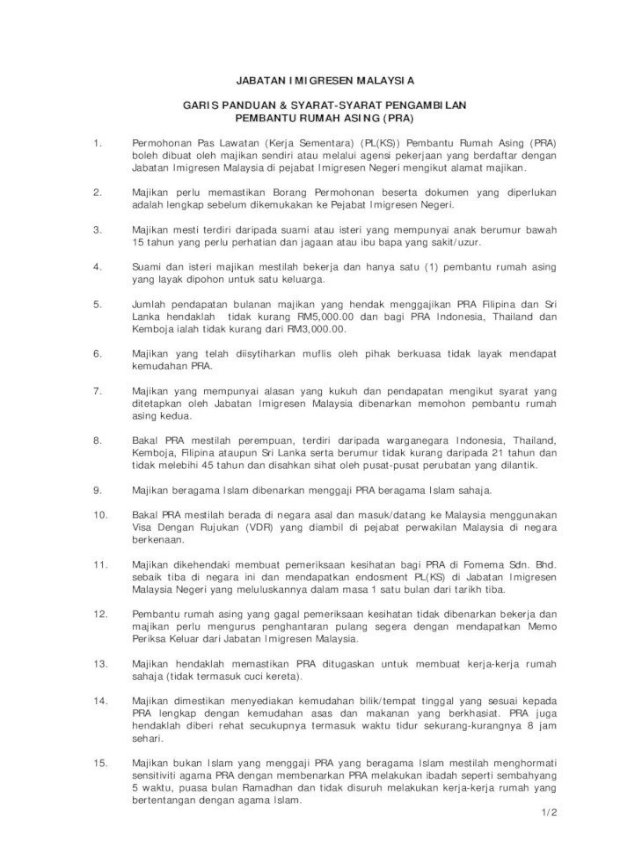 Contoh Isi Kandungan Surat Perjanjian Perkongsian Malaysia