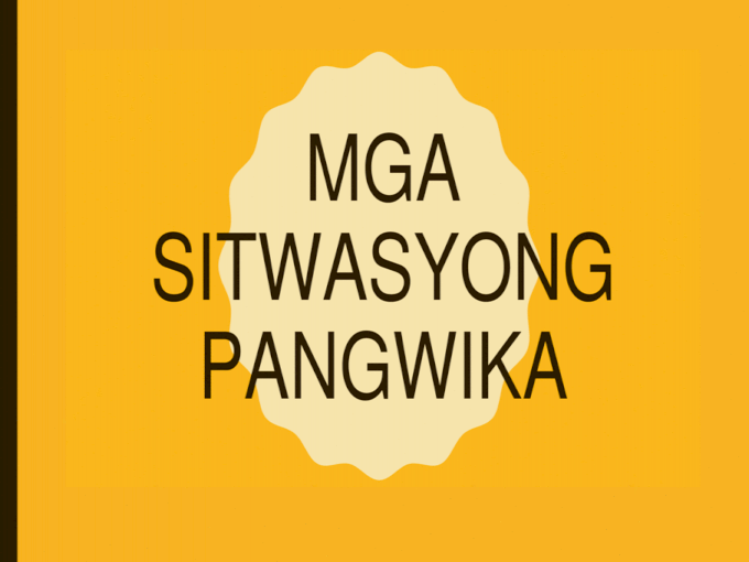 Mga Sitwasyong Pangwika sa Telebisyon, Radyo, Pahayagan at Pelikula