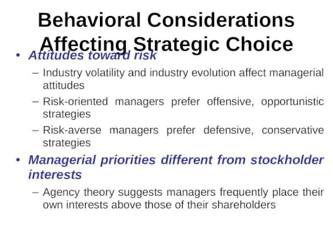 Behavioral considerations in job design