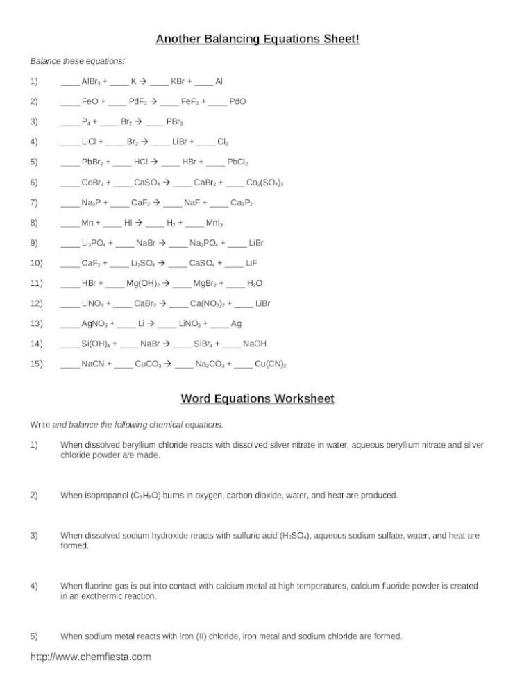 30-cool-balancing-equations-worksheet-answers-chemfiesta