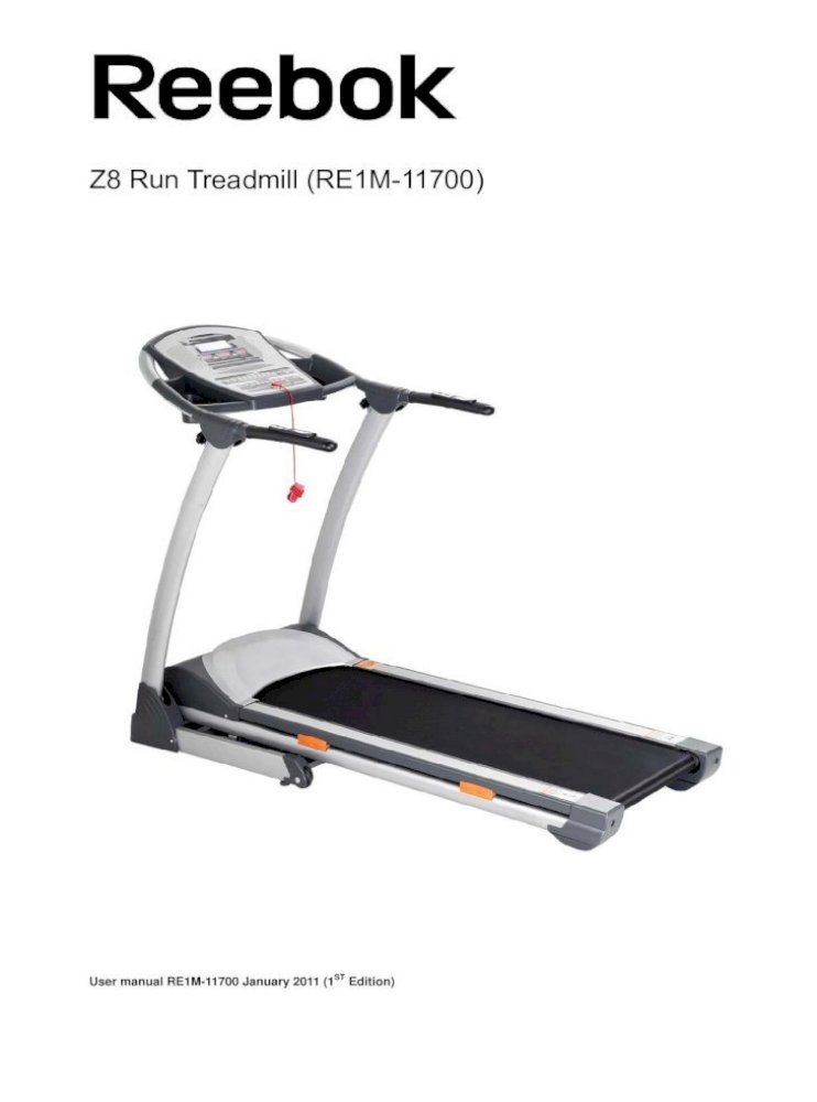 reebok ice treadmill manual